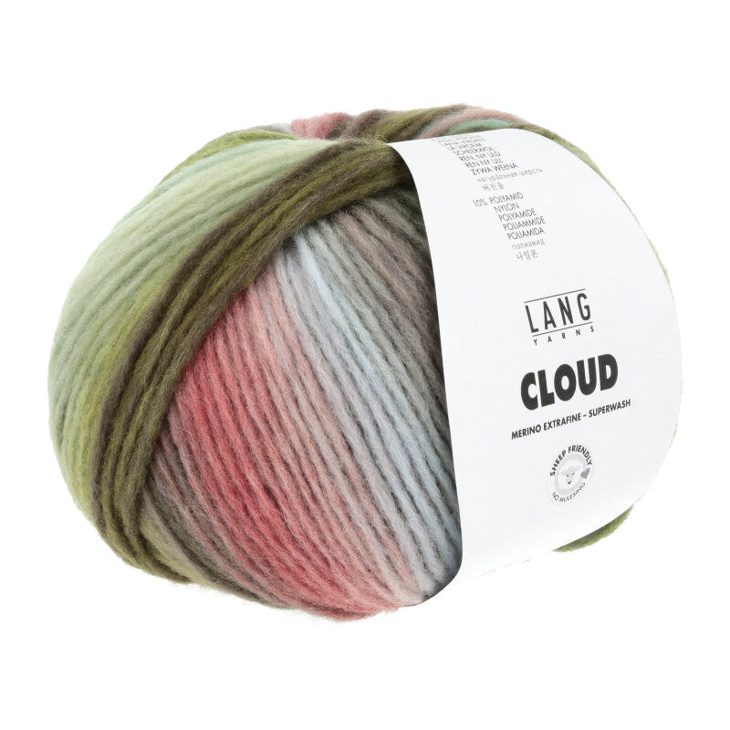Lang Yarns CLOUD Merino extrafine 100g/260m Merino Schurwolle weich flauschig Chunky