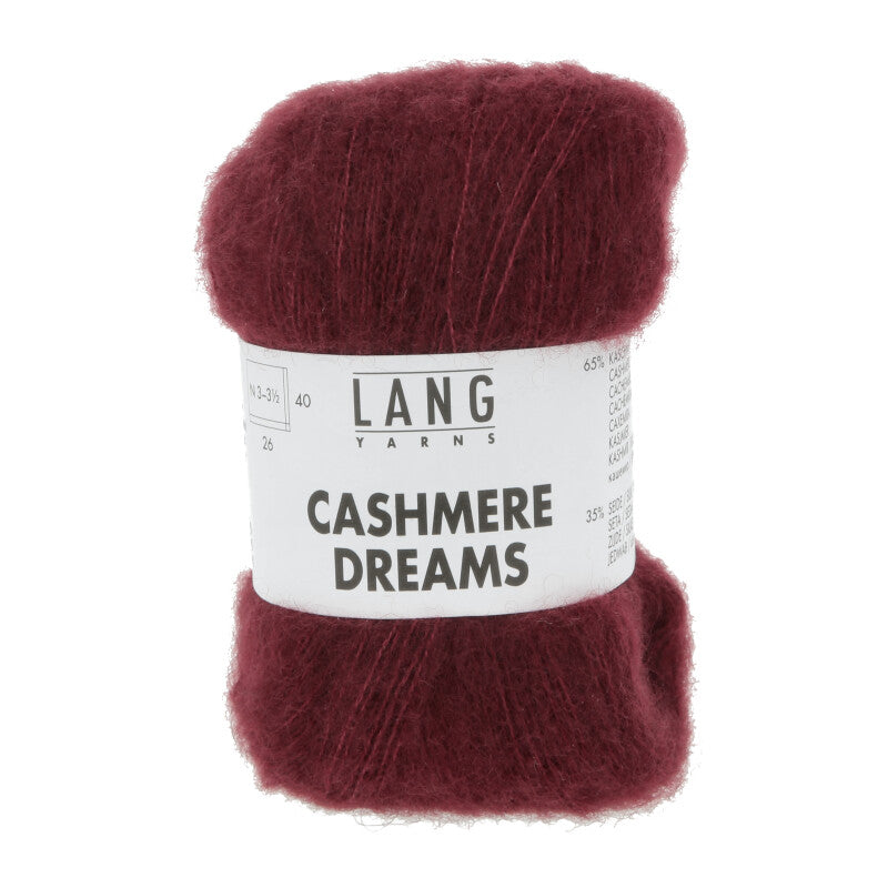 Lang Yarns CASHMERE DREAMS Luxusgarn LL 25g/290m Kaschmir Seide weich edel kuschelig Fine 3,0 - 3,5 mm