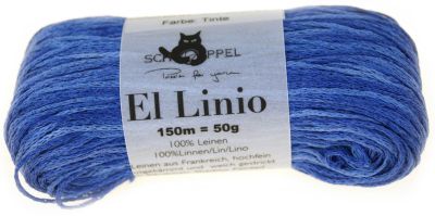 SCHOPPEL El Linio 50g/150m Leinen  Nadelstärke 3 - 4 mm  weich edel Sommergarn