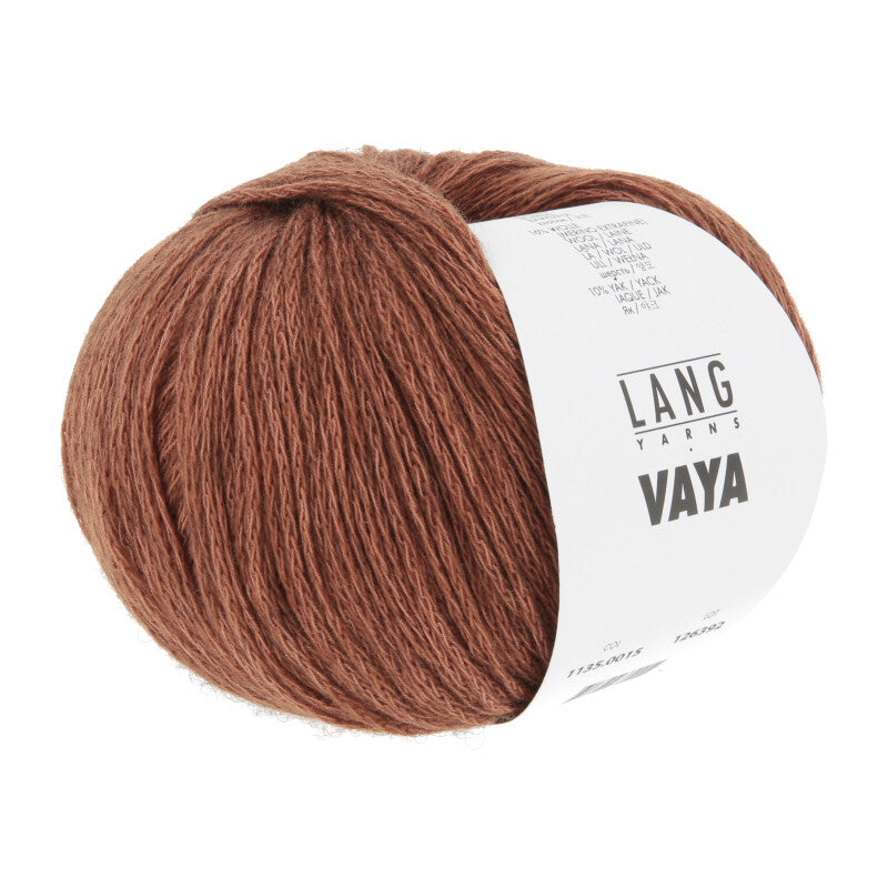 Lang Yarns VAYA 50g/200m Baumwolle Merino extrafine Yak 3,5 - 4,0 mm fein leicht edel