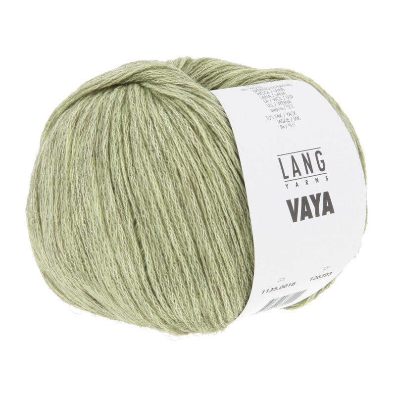 Lang Yarns VAYA 50g/200m Baumwolle Merino extrafine Yak 3,5 - 4,0 mm fein leicht edel