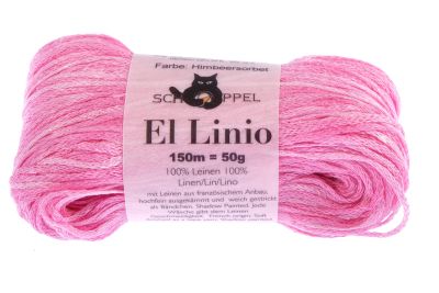 SCHOPPEL El Linio 50g/150m Leinen  Nadelstärke 3 - 4 mm  weich edel Sommergarn