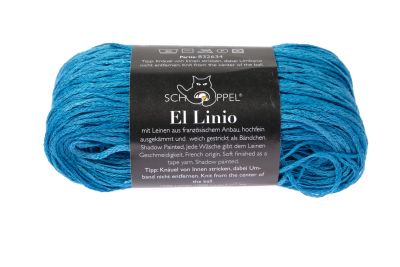 SCHOPPEL El Linio 50g/150m Leinen  Nadelstärke 3 - 4 mm  weich edel Sommergarn