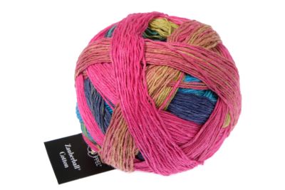 SCHOPPEL Zauberball Cotton 100g/420m reine Baumwolle NS 2 - 3 mm Farbverlaufsgarn