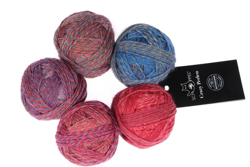 SCHOPPEL Crazy Perlen 100g/400m Schurwolle organic, Polyamid biologisch abbaubar bunt Farbverlauf
