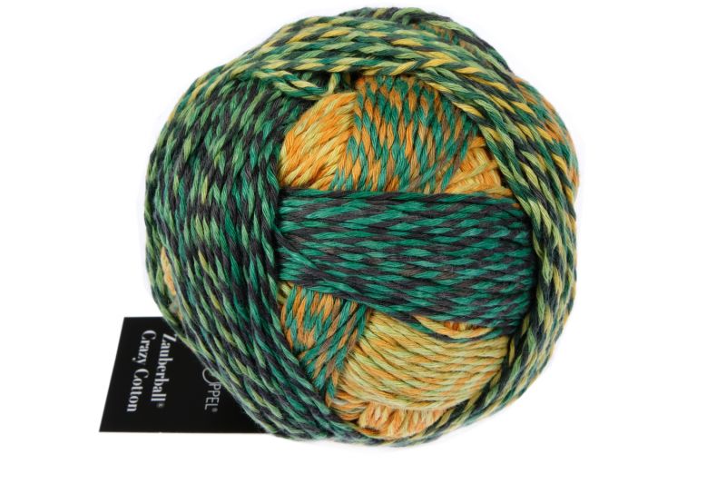 SCHOPPEL Zauberball Crazy Cotton 100g/210m Baumwolle NS 3 - 4 mm Farbverlaufsgarn