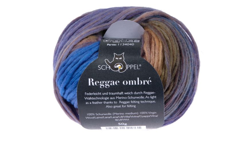 SCHOPPEL Reggae ombré 50g/100m Merino Farbverlauf Nadelstärke 5 -  6 mm weich