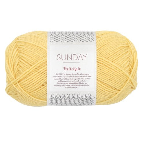 Sandnes Garn SUNDAY by PetiteKnit 50g/235m Merinowolle Fingering leicht dünn mulsingfrei non-superwash