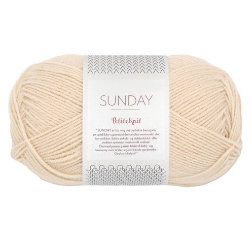 Sandnes Garn SUNDAY by PetiteKnit 50g/235m Merinowolle Fingering leicht dünn mulsingfrei non-superwash