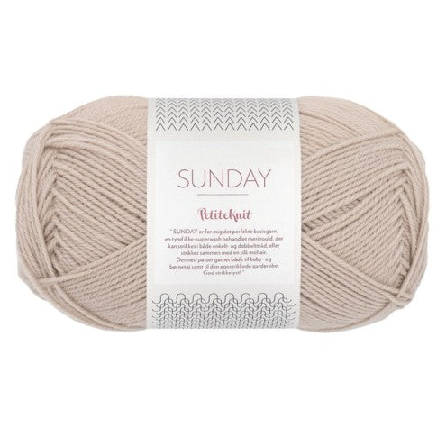 Sandnes Garn SUNDAY by PetiteKnit 50g/235m Merinowolle Fingering leicht dünn mulsingfrei non-superwash