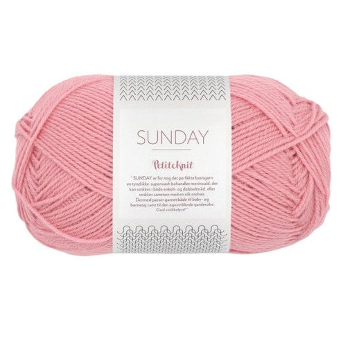 Sandnes Garn SUNDAY by PetiteKnit 50g/235m Merinowolle Fingering leicht dünn mulsingfrei non-superwash