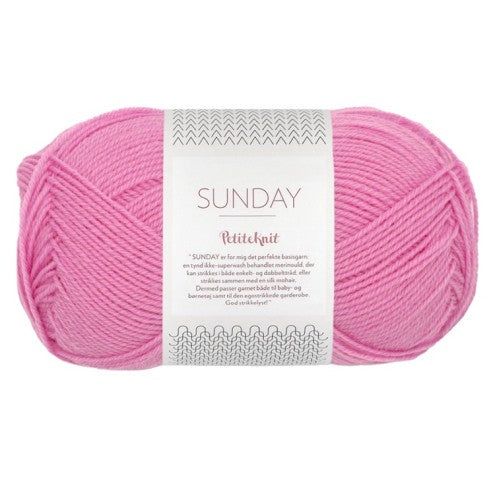 Sandnes Garn SUNDAY by PetiteKnit 50g/235m Merinowolle Fingering leicht dünn mulsingfrei non-superwash