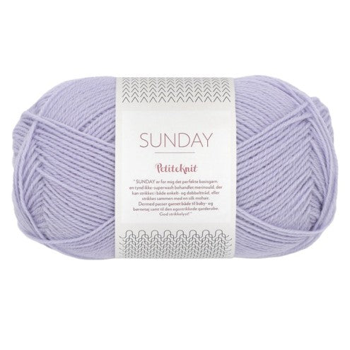 Sandnes Garn SUNDAY by PetiteKnit 50g/235m Merinowolle Fingering leicht dünn mulsingfrei non-superwash