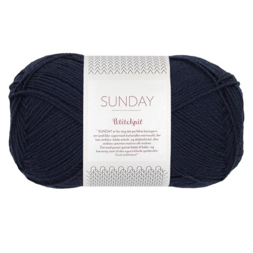 Sandnes Garn SUNDAY by PetiteKnit 50g/235m Merinowolle Fingering leicht dünn mulsingfrei non-superwash
