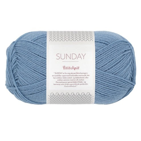 Sandnes Garn SUNDAY by PetiteKnit 50g/235m Merinowolle Fingering leicht dünn mulsingfrei non-superwash