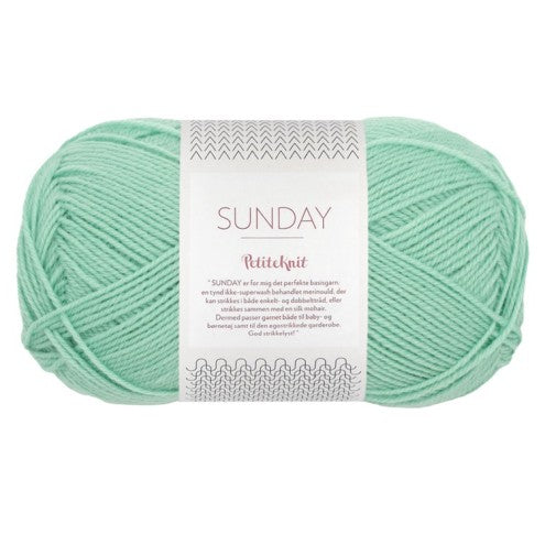 Sandnes Garn SUNDAY by PetiteKnit 50g/235m Merinowolle Fingering leicht dünn mulsingfrei non-superwash