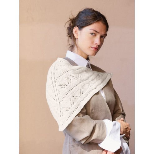 Einzelanleitung 2508 Nr. 1 Petra Scarf - Deutsch aus Sandnes Cashmere 3 Knäuel