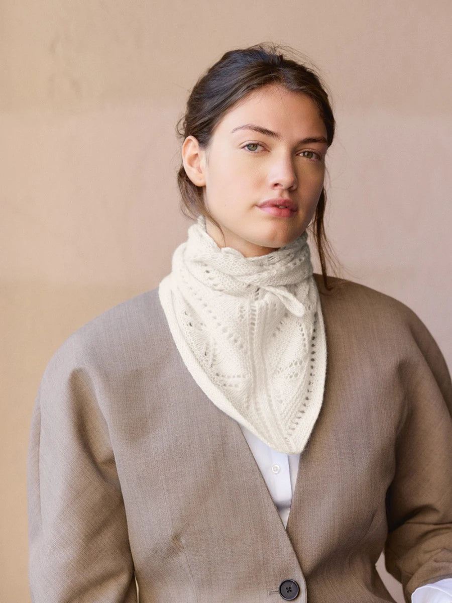 Einzelanleitung 2508 Nr. 1 Petra Scarf - Deutsch aus Sandnes Cashmere 3 Knäuel