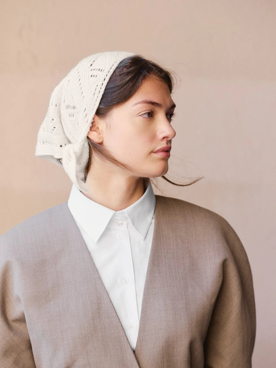 Einzelanleitung 2508 Nr. 1 Petra Scarf - Deutsch aus Sandnes Cashmere 3 Knäuel