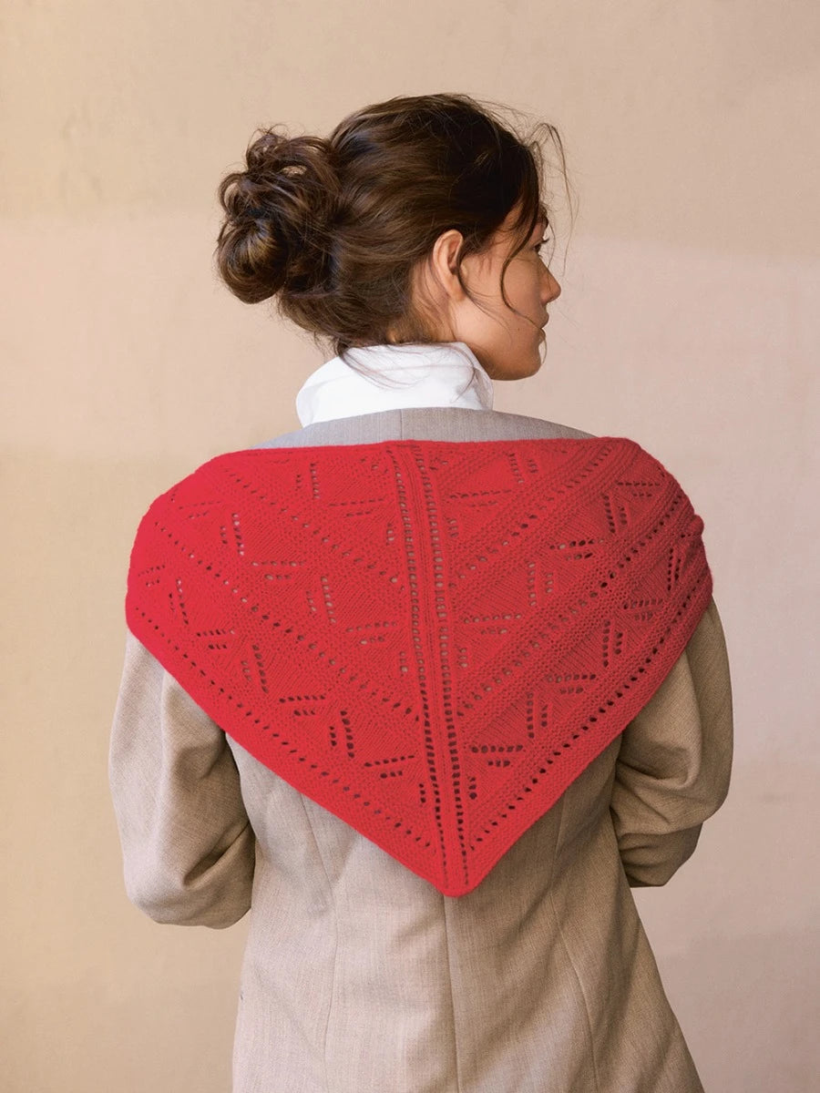 Einzelanleitung 2508 Nr. 1 Petra Scarf - Deutsch aus Sandnes Cashmere 3 Knäuel