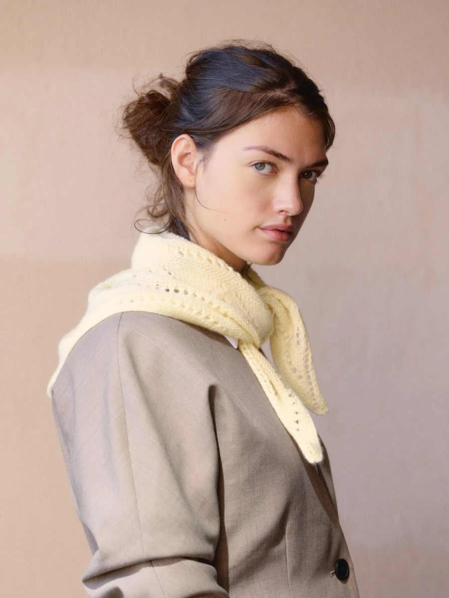 Einzelanleitung 2508 Nr. 1 Petra Scarf - Deutsch aus Sandnes Cashmere 3 Knäuel