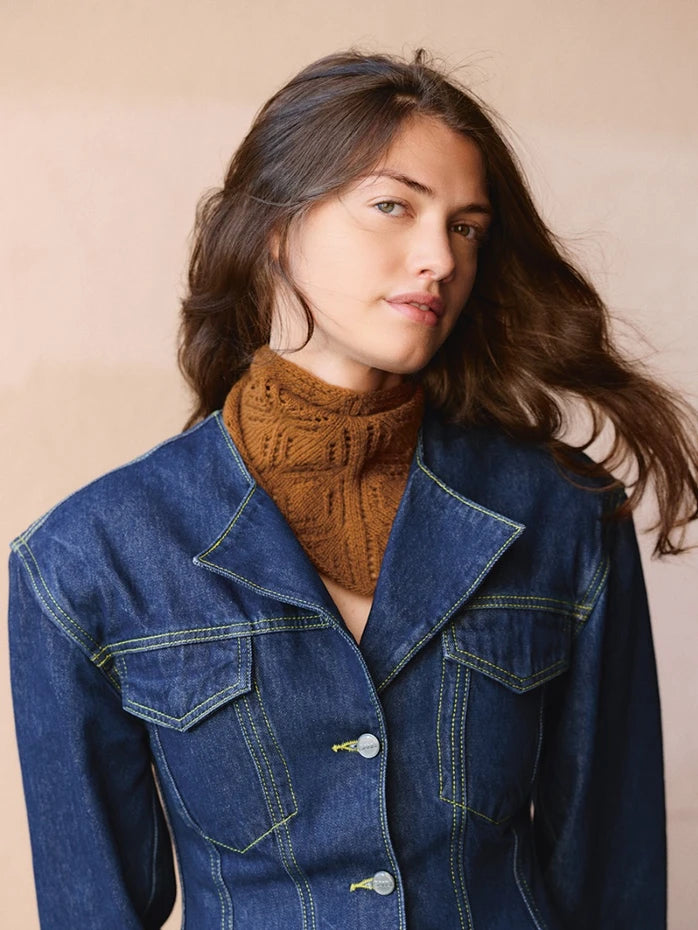 Einzelanleitung 2508 Nr.4 Agnes Head Scarf - Deutsch aus Sandnes Cashmere 1 Knäuel