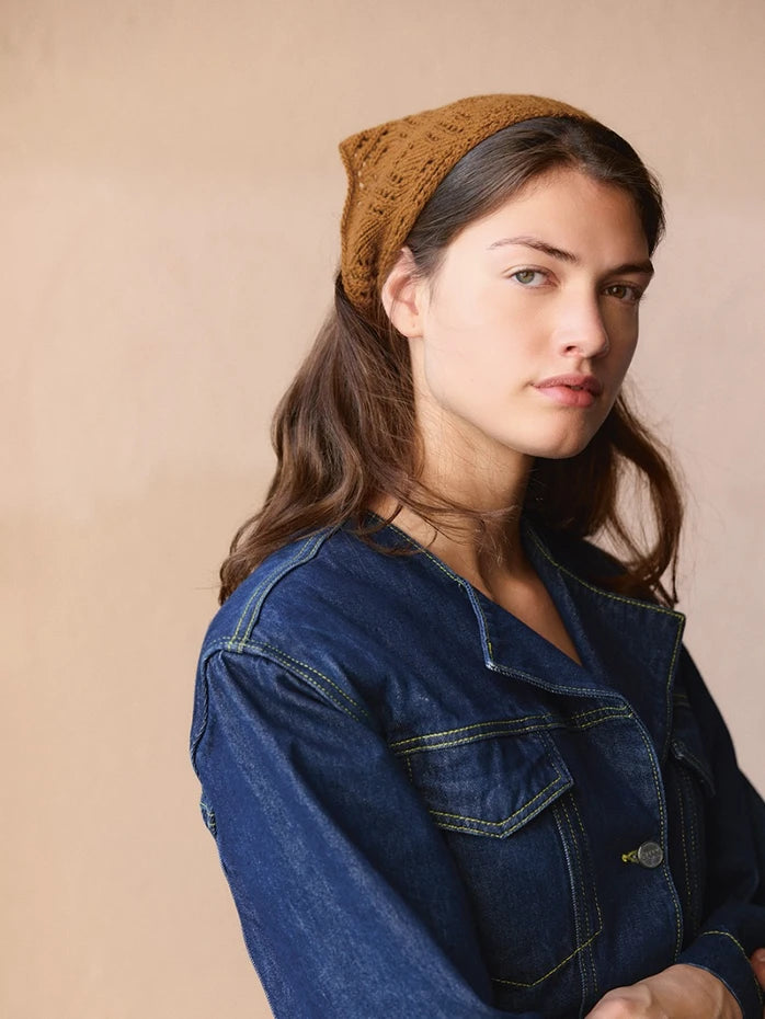 Einzelanleitung 2508 Nr.4 Agnes Head Scarf - Deutsch aus Sandnes Cashmere 1 Knäuel