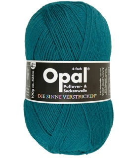 OPAL Sockenwolle 4-fach Uni 100g/425 viele Farben