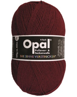 OPAL Sockenwolle 4-fach Uni 100g/425 viele Farben