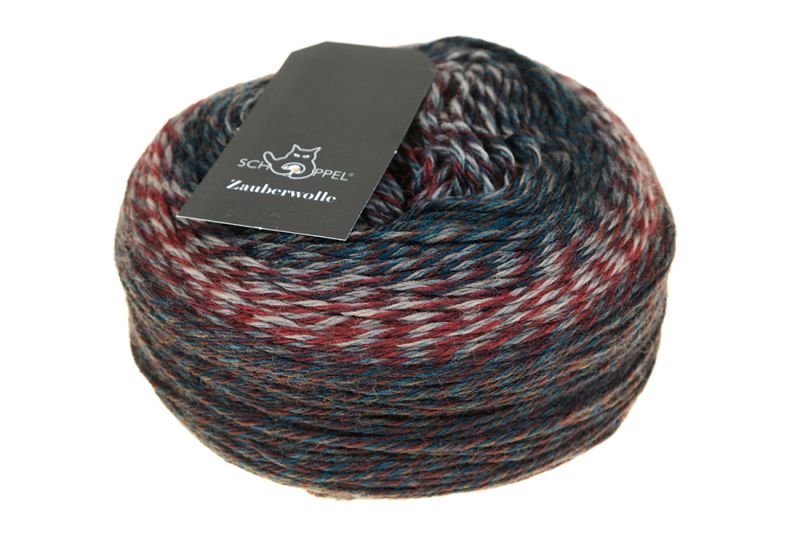SCHOPPEL Zauberwolle  Schurwolle Merino LL100g/250m NS 3,0 - 4,0 mm weich warm Stricken Häkeln Tücher Schals Pulli Farbverlaufs Garn bunt