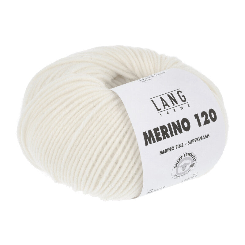 Lang Yarns Merino 120 reine Schurwolle 50g/120m Merino extrafine DK große Farbauswahl