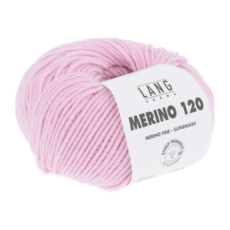 Lang Yarns Merino 120 reine Schurwolle 50g/120m Merino extrafine DK große Farbauswahl