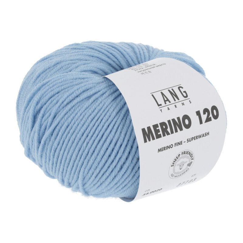 Lang Yarns Merino 120 reine Schurwolle 50g/120m Merino extrafine DK große Farbauswahl
