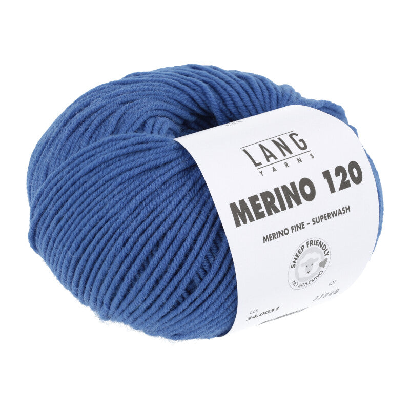 Lang Yarns Merino 120 reine Schurwolle 50g/120m Merino extrafine DK große Farbauswahl