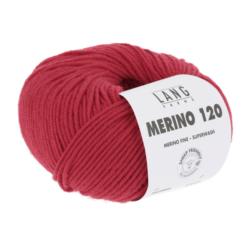 Lang Yarns Merino 120 reine Schurwolle 50g/120m Merino extrafine DK große Farbauswahl
