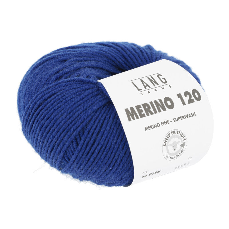 Lang Yarns Merino 120 reine Schurwolle 50g/120m Merino extrafine DK große Farbauswahl