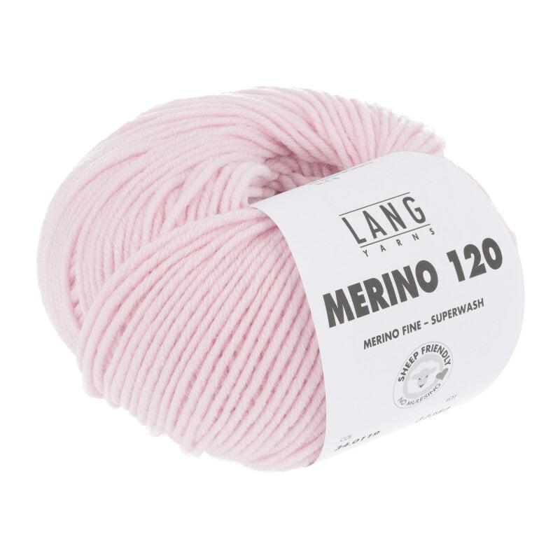 Lang Yarns Merino 120 reine Schurwolle 50g/120m Merino extrafine DK große Farbauswahl