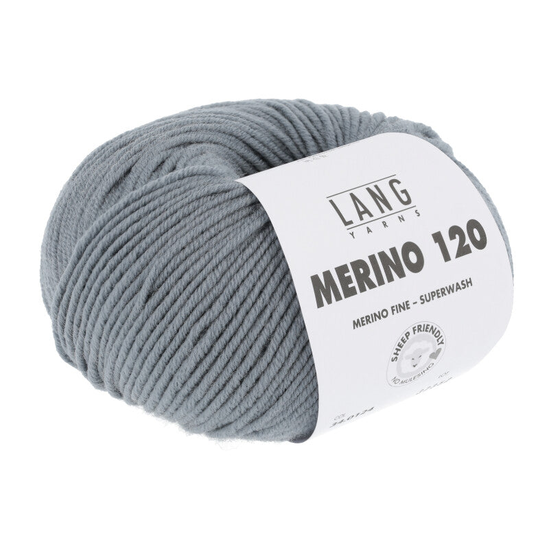 Lang Yarns Merino 120 reine Schurwolle 50g/120m Merino extrafine DK große Farbauswahl