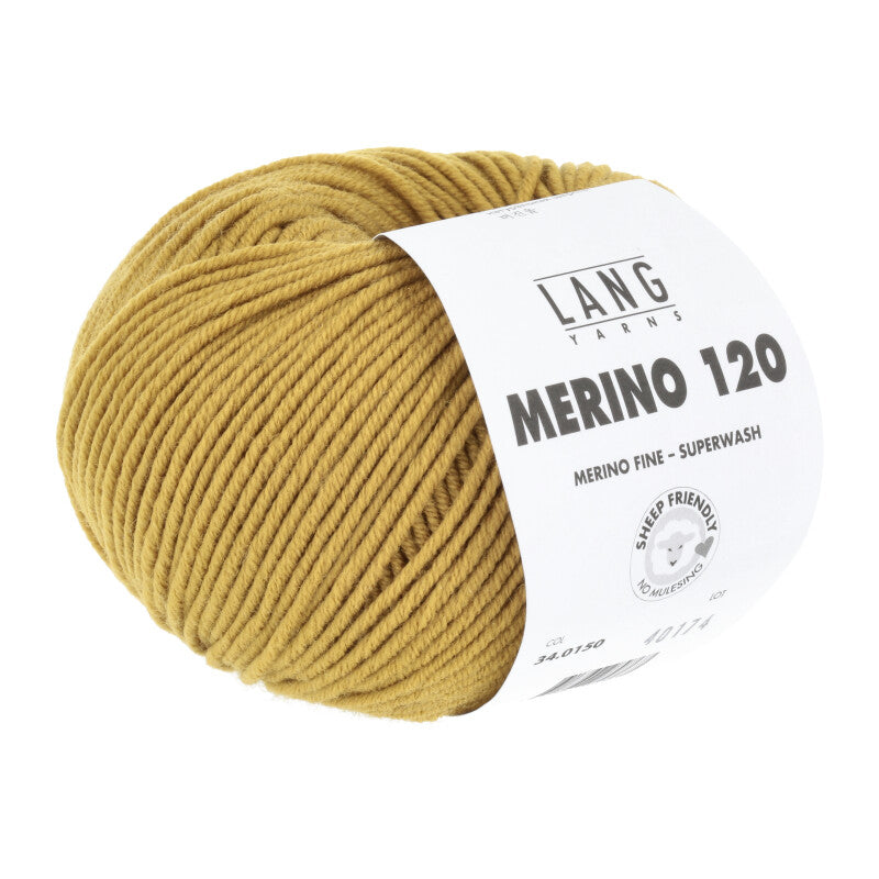 Lang Yarns Merino 120 reine Schurwolle 50g/120m Merino extrafine DK große Farbauswahl