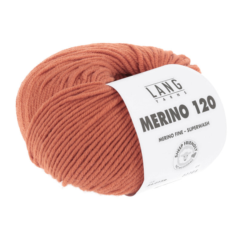 Lang Yarns Merino 120 reine Schurwolle 50g/120m Merino extrafine DK große Farbauswahl