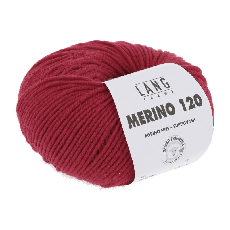 Lang Yarns Merino 120 reine Schurwolle 50g/120m Merino extrafine DK große Farbauswahl