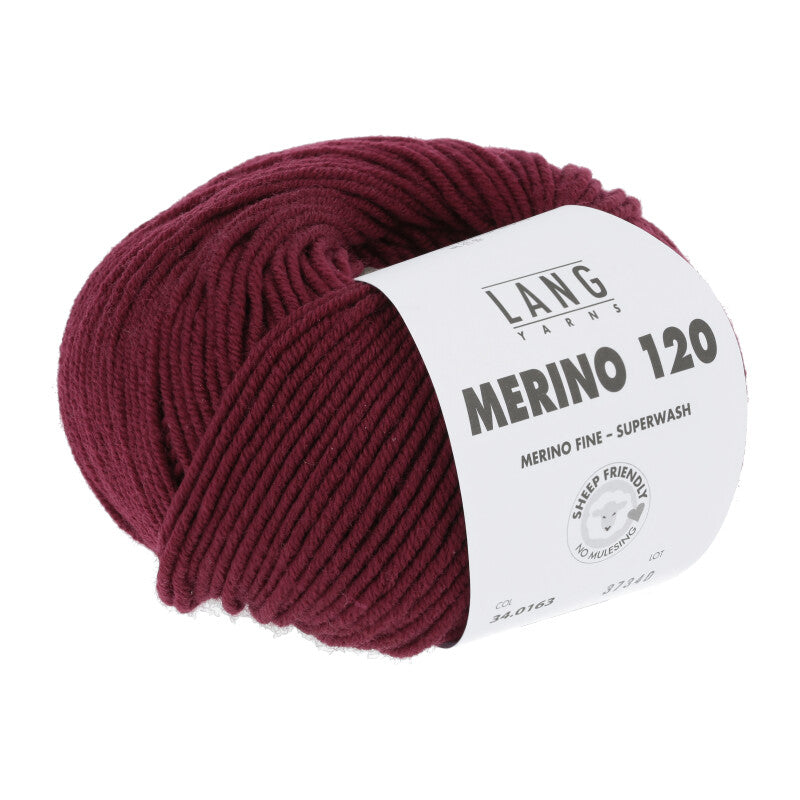 Lang Yarns Merino 120 reine Schurwolle 50g/120m Merino extrafine DK große Farbauswahl