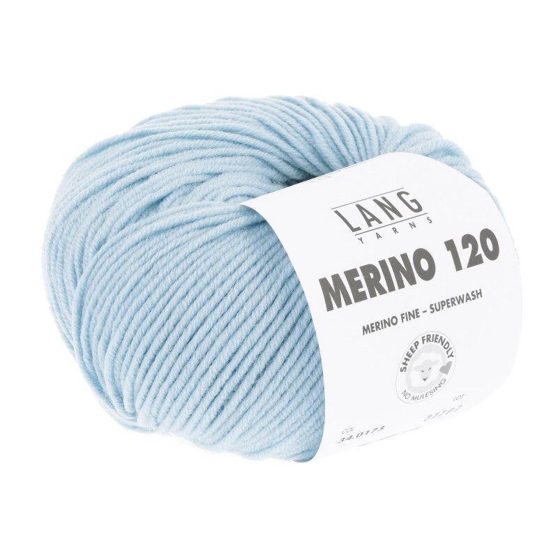 Lang Yarns Merino 120 reine Schurwolle 50g/120m Merino extrafine DK große Farbauswahl