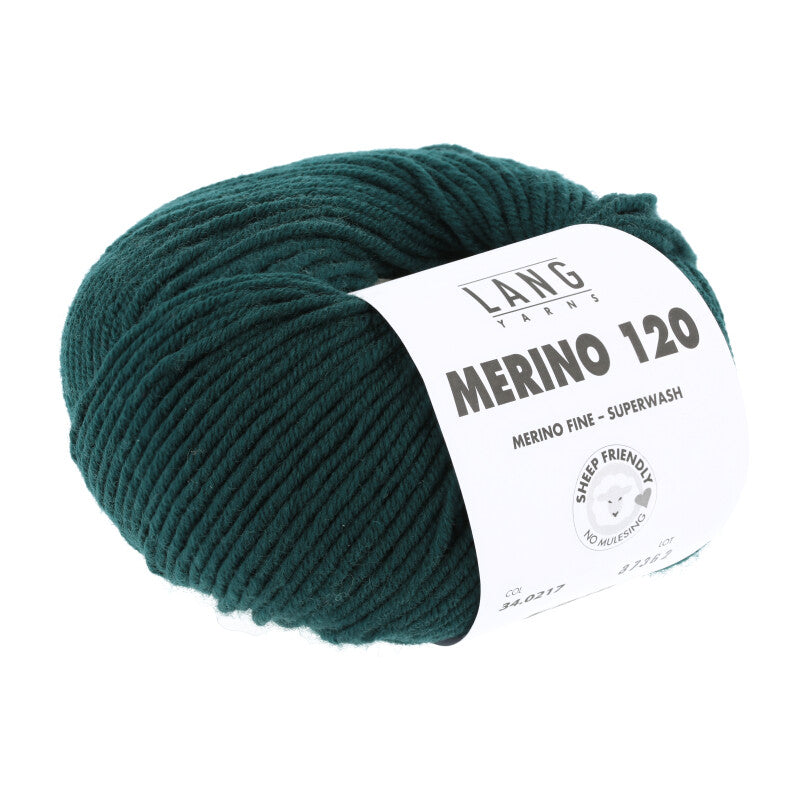 Lang Yarns Merino 120 reine Schurwolle 50g/120m Merino extrafine DK große Farbauswahl