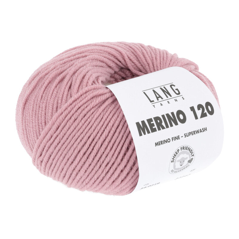 Lang Yarns Merino 120 reine Schurwolle 50g/120m Merino extrafine DK große Farbauswahl