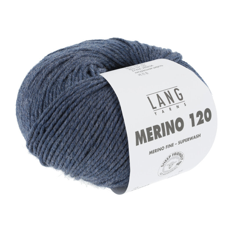 Lang Yarns Merino 120 reine Schurwolle 50g/120m Merino extrafine DK große Farbauswahl
