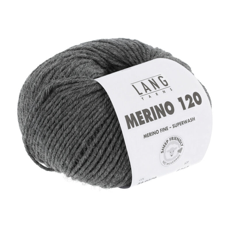 Lang Yarns Merino 120 reine Schurwolle 50g/120m Merino extrafine DK große Farbauswahl