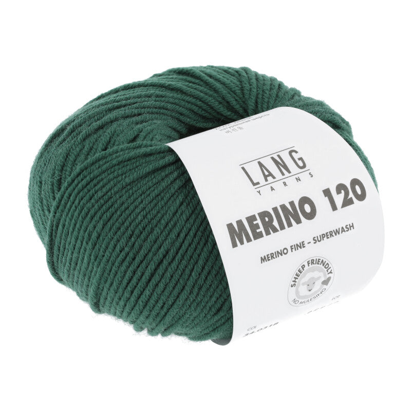 Lang Yarns Merino 120 reine Schurwolle 50g/120m Merino extrafine DK große Farbauswahl