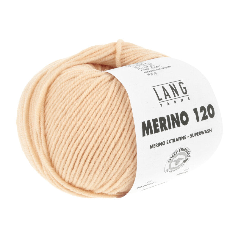 Lang Yarns Merino 120 reine Schurwolle 50g/120m Merino extrafine DK große Farbauswahl