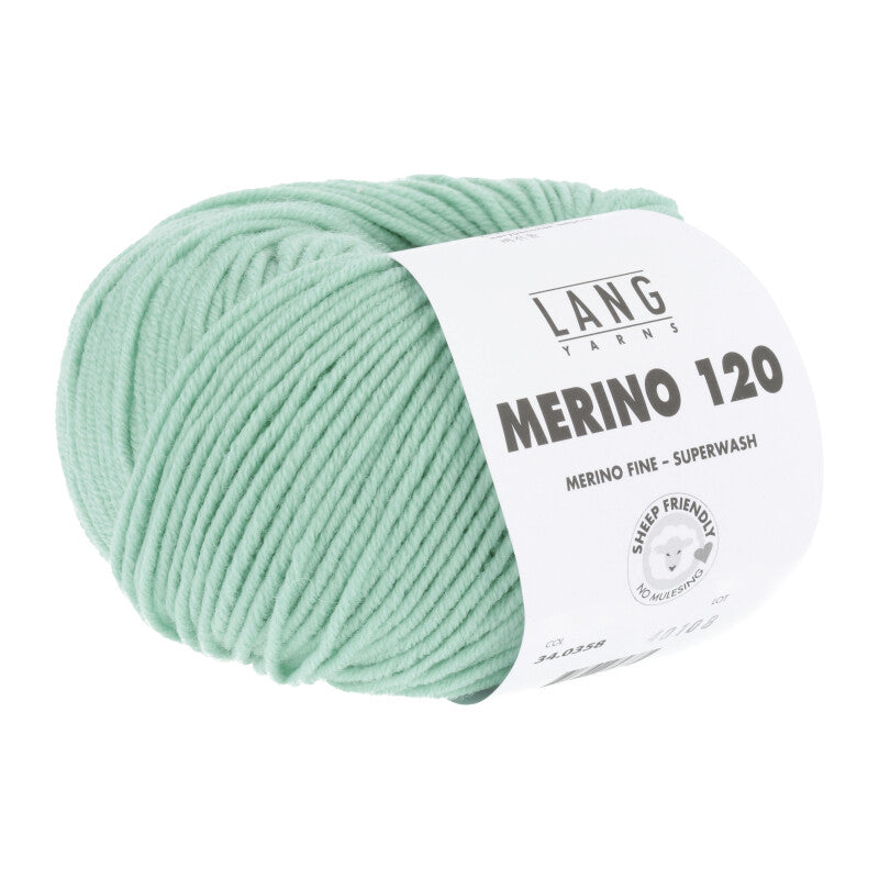 Lang Yarns Merino 120 reine Schurwolle 50g/120m Merino extrafine DK große Farbauswahl